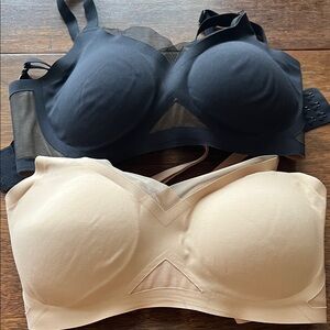 Honeylove crossover bras - set of 2 (small)
